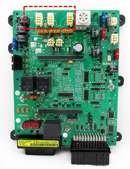 Conexões CAN1, CAN2 e CAN3